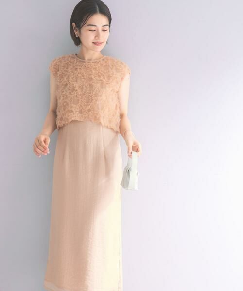 URBAN RESEARCH ROSSO / アーバンリサーチ ロッソ ドレス | kaene　フラッフィーフラワーコンビドレス | 詳細11