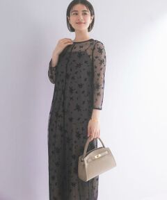 URBAN RESEARCH ROSSO / アーバンリサーチ ロッソ ドレス | kaene　フロッキーサテン2WAYドレス