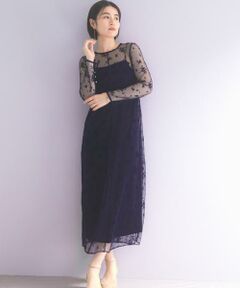 URBAN RESEARCH ROSSO / アーバンリサーチ ロッソ ドレス | kaene　フロッキーベロア2WAYドレス