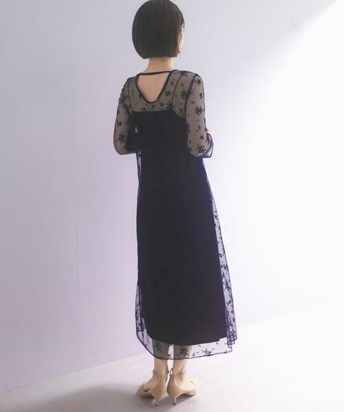 URBAN RESEARCH ROSSO / アーバンリサーチ ロッソ ドレス | kaene　フロッキーベロア2WAYドレス | 詳細5