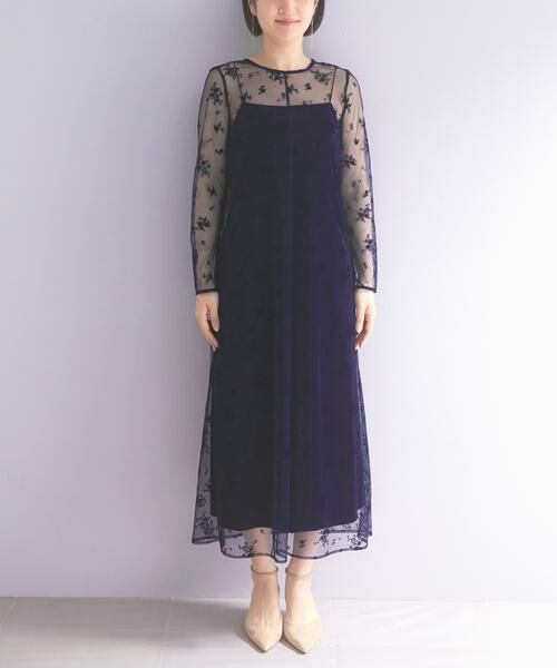 URBAN RESEARCH ROSSO / アーバンリサーチ ロッソ ドレス | kaene　フロッキーベロア2WAYドレス | 詳細6