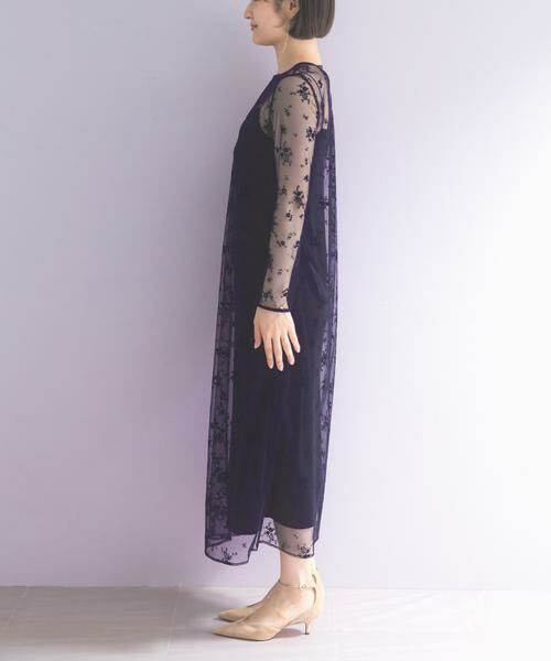 URBAN RESEARCH ROSSO / アーバンリサーチ ロッソ ドレス | kaene　フロッキーベロア2WAYドレス | 詳細7