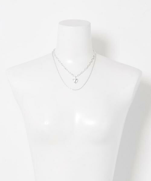URBAN RESEARCH ROSSO / アーバンリサーチ ロッソ ネックレス・ペンダント・チョーカー | in mood　MELT HEART 2P NECKLACE | 詳細3