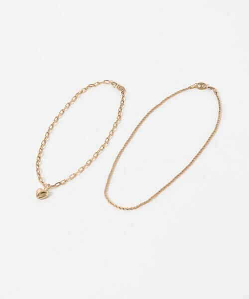 URBAN RESEARCH ROSSO / アーバンリサーチ ロッソ ネックレス・ペンダント・チョーカー | in mood　MELT HEART 2P NECKLACE | 詳細1