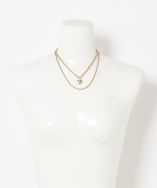 URBAN RESEARCH ROSSO / アーバンリサーチ ロッソ ネックレス・ペンダント・チョーカー | in mood　MELT HEART 2P NECKLACE | 詳細2