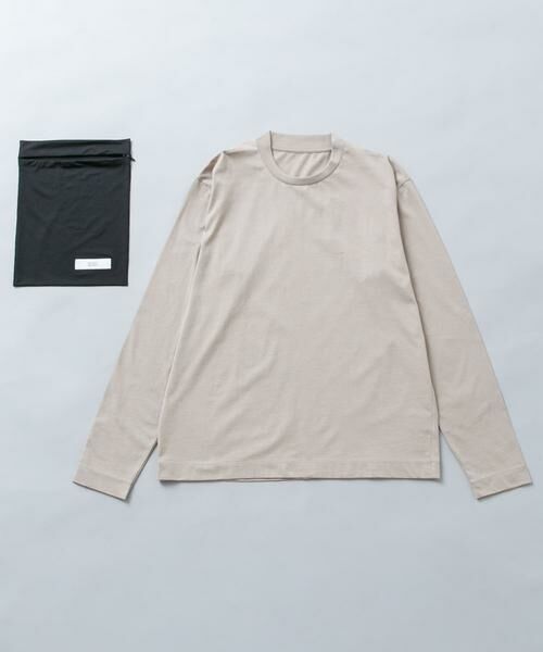 URBAN RESEARCH ROSSO / アーバンリサーチ ロッソ Tシャツ | 『冷感/速乾』Cool Touch トラベルロングスリーブTシャツ(ベージュ系その他)