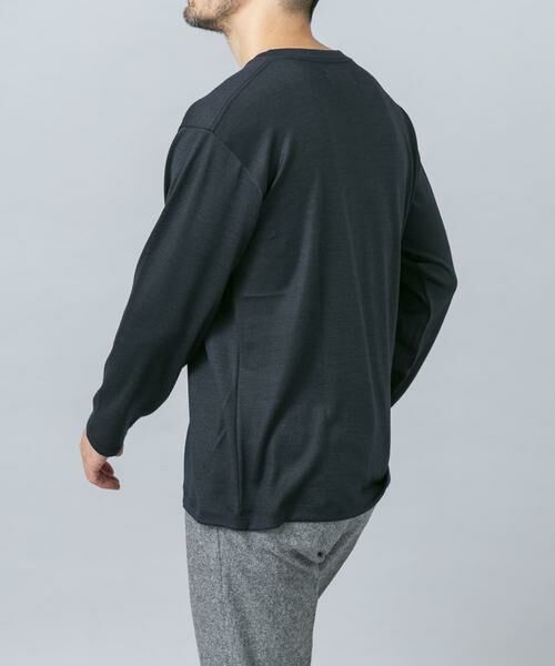 URBAN RESEARCH ROSSO / アーバンリサーチ ロッソ Tシャツ | 『マシンウォッシャブル』ハイクオリティウールロングスリーブTシャツ | 詳細3