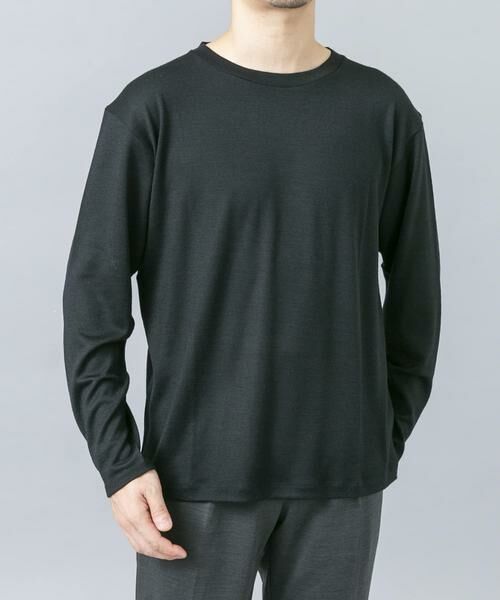 URBAN RESEARCH ROSSO / アーバンリサーチ ロッソ Tシャツ | 『マシンウォッシャブル』ハイクオリティウールロングスリーブTシャツ | 詳細7
