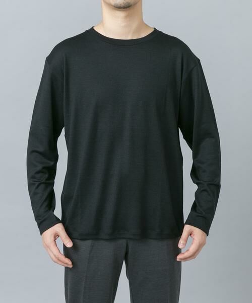 URBAN RESEARCH ROSSO / アーバンリサーチ ロッソ Tシャツ | 『マシンウォッシャブル』ハイクオリティウールロングスリーブTシャツ | 詳細11