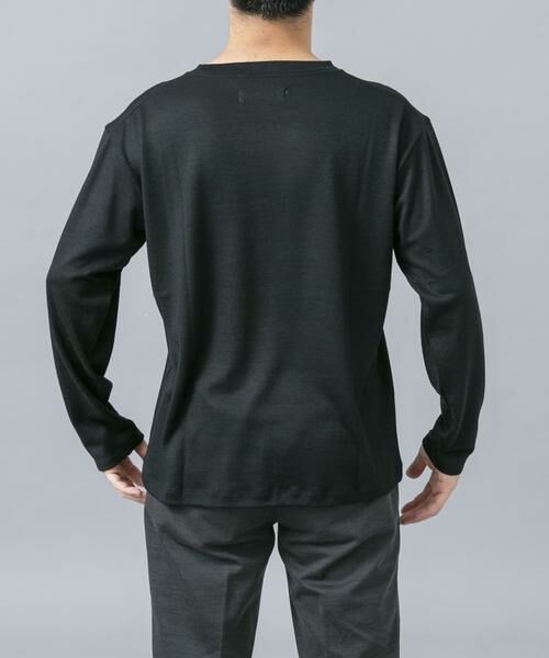URBAN RESEARCH ROSSO / アーバンリサーチ ロッソ Tシャツ | 『マシンウォッシャブル』ハイクオリティウールロングスリーブTシャツ | 詳細13