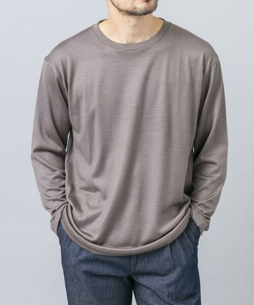 URBAN RESEARCH ROSSO / アーバンリサーチ ロッソ Tシャツ | 『マシンウォッシャブル』ハイクオリティウールロングスリーブTシャツ | 詳細21