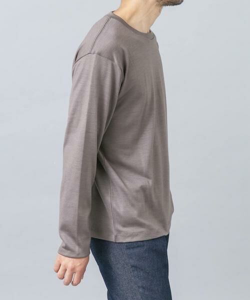 URBAN RESEARCH ROSSO / アーバンリサーチ ロッソ Tシャツ | 『マシンウォッシャブル』ハイクオリティウールロングスリーブTシャツ | 詳細23