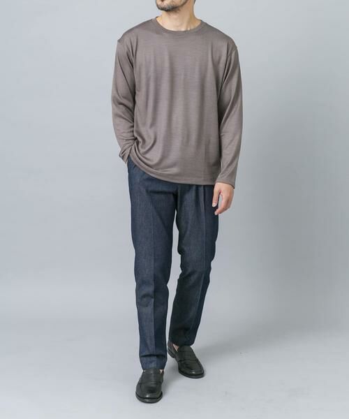 URBAN RESEARCH ROSSO / アーバンリサーチ ロッソ Tシャツ | 『マシンウォッシャブル』ハイクオリティウールロングスリーブTシャツ | 詳細24