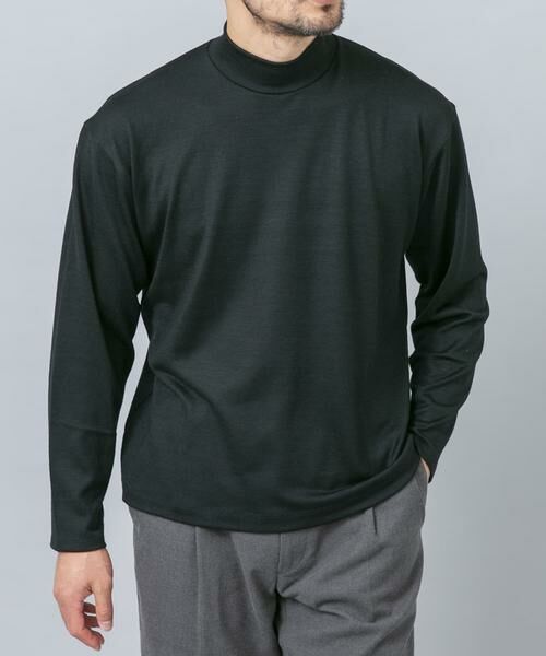 URBAN RESEARCH ROSSO / アーバンリサーチ ロッソ Tシャツ | 『マシンウォッシャブル』ハイクオリティウールモックネックTシャツ | 詳細8