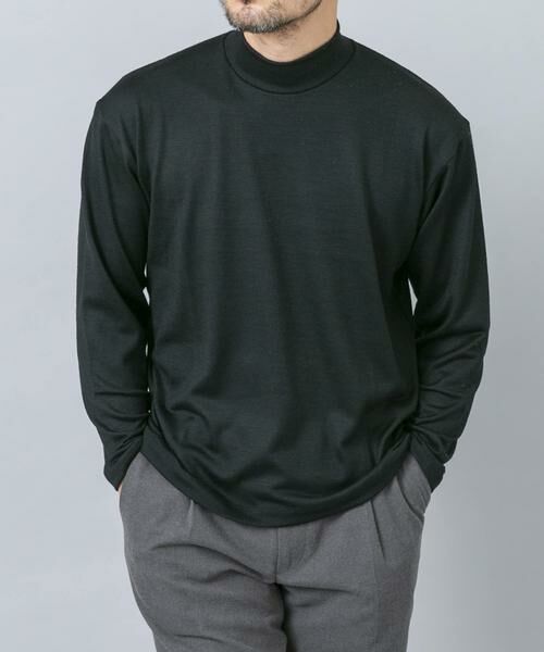 URBAN RESEARCH ROSSO / アーバンリサーチ ロッソ Tシャツ | 『マシンウォッシャブル』ハイクオリティウールモックネックTシャツ | 詳細9