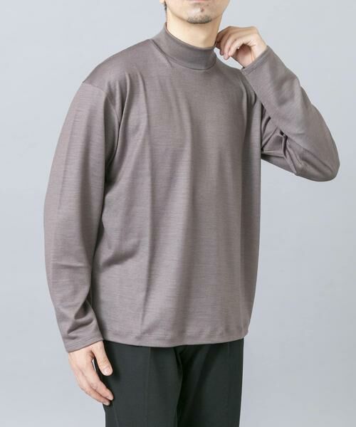 URBAN RESEARCH ROSSO / アーバンリサーチ ロッソ Tシャツ | 『マシンウォッシャブル』ハイクオリティウールモックネックTシャツ | 詳細19