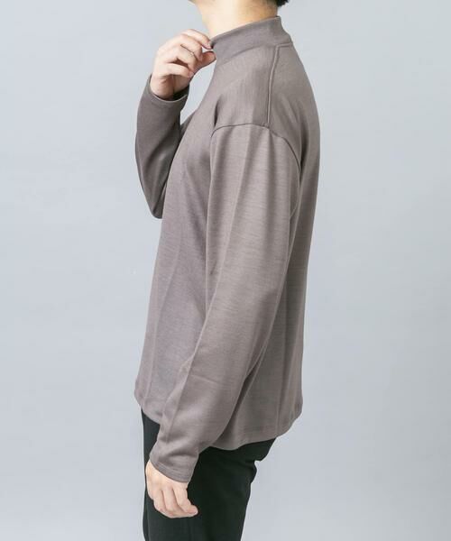 URBAN RESEARCH ROSSO / アーバンリサーチ ロッソ Tシャツ | 『マシンウォッシャブル』ハイクオリティウールモックネックTシャツ | 詳細20
