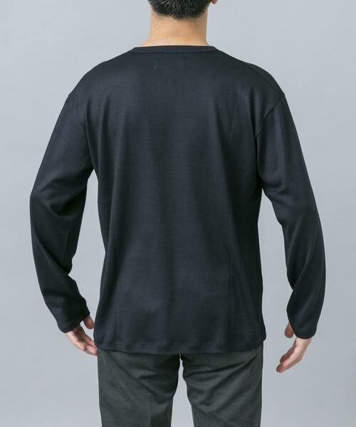 URBAN RESEARCH ROSSO / アーバンリサーチ ロッソ Tシャツ | 『マシンウォッシャブル』ハイクオリティウールヘンリーネックTシャツ | 詳細7
