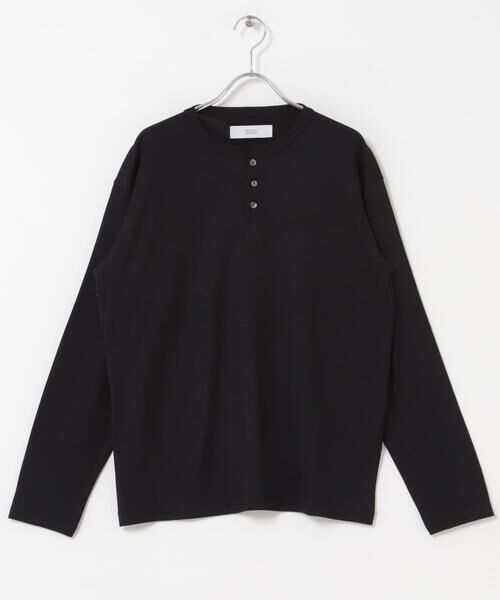 URBAN RESEARCH ROSSO / アーバンリサーチ ロッソ Tシャツ | 『マシンウォッシャブル』ハイクオリティウールヘンリーネックTシャツ | 詳細13