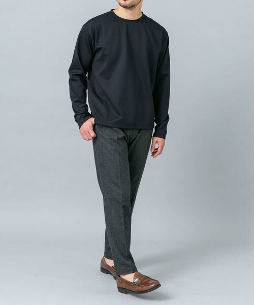 URBAN RESEARCH ROSSO / アーバンリサーチ ロッソ Tシャツ | 『セットアップ対応/防シワ』ウールジャージークルーネックTシャツ | 詳細3