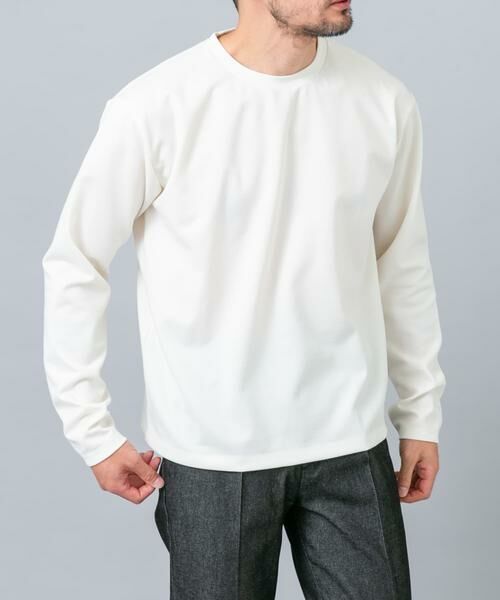 URBAN RESEARCH ROSSO / アーバンリサーチ ロッソ Tシャツ | 『セットアップ対応/防シワ』ウールジャージークルーネックTシャツ | 詳細7