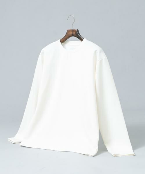 URBAN RESEARCH ROSSO / アーバンリサーチ ロッソ Tシャツ | 『セットアップ対応/防シワ』ウールジャージークルーネックTシャツ(ホワイト)