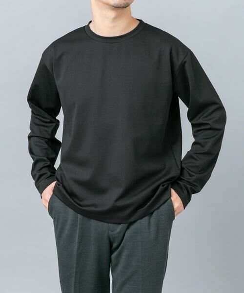 URBAN RESEARCH ROSSO / アーバンリサーチ ロッソ Tシャツ | 『セットアップ対応/防シワ』ウールジャージークルーネックTシャツ | 詳細12