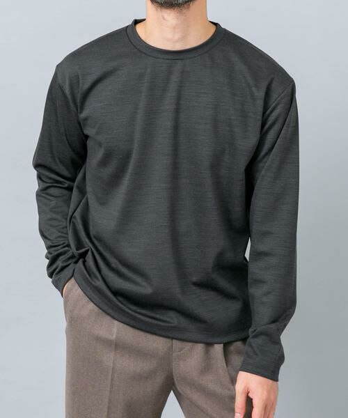 URBAN RESEARCH ROSSO / アーバンリサーチ ロッソ Tシャツ | 『セットアップ対応/防シワ』ウールジャージークルーネックTシャツ | 詳細21