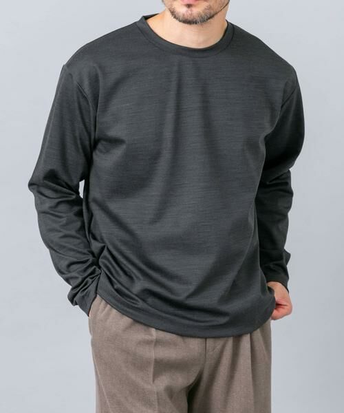 URBAN RESEARCH ROSSO / アーバンリサーチ ロッソ Tシャツ | 『セットアップ対応/防シワ』ウールジャージークルーネックTシャツ | 詳細22