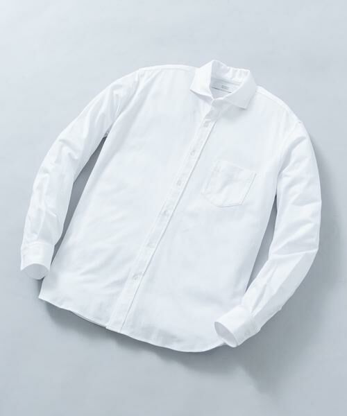URBAN RESEARCH ROSSO / アーバンリサーチ ロッソ シャツ・ブラウス | 『イージーケア / 防シワ』ハイパフォーマンス スーパーストレッチSWシャツ(ホワイト)