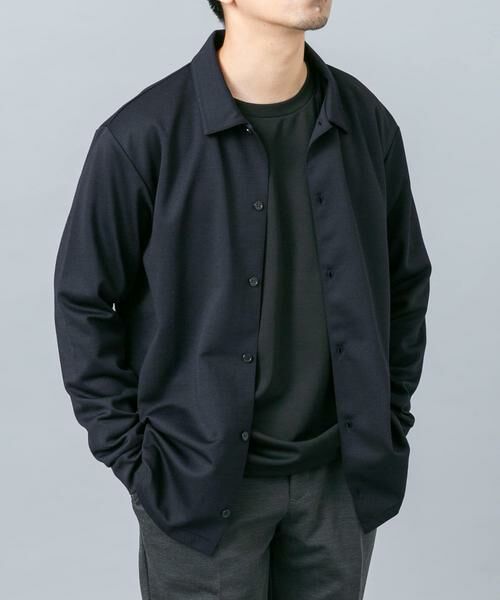 URBAN RESEARCH ROSSO / アーバンリサーチ ロッソ シャツ・ブラウス | 『セットアップ対応/防シワ』ウールジャージーシャツカーディガン | 詳細2
