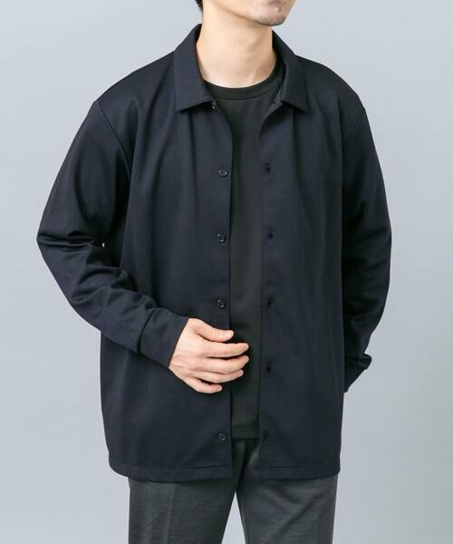 URBAN RESEARCH ROSSO / アーバンリサーチ ロッソ シャツ・ブラウス | 『セットアップ対応/防シワ』ウールジャージーシャツカーディガン | 詳細3