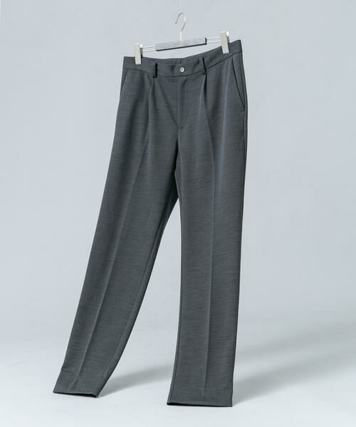 URBAN RESEARCH ROSSO / アーバンリサーチ ロッソ その他パンツ | 『セットアップ対応/防シワ』 ウールジャージーテーパードスラックス(グレー)