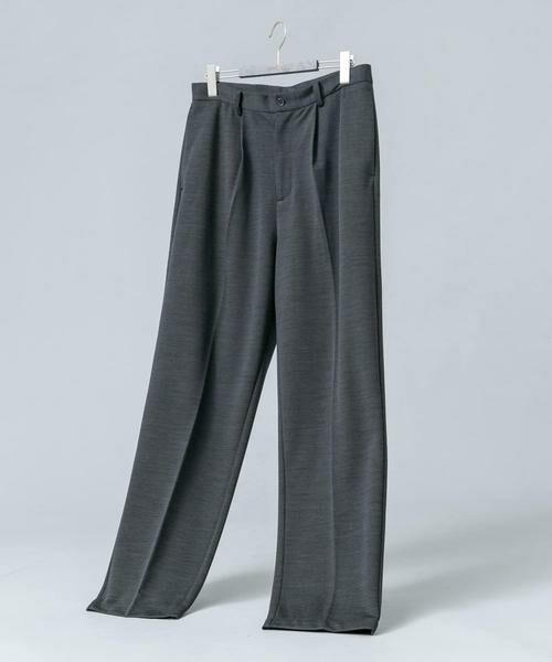 URBAN RESEARCH ROSSO / アーバンリサーチ ロッソ その他パンツ | 『セットアップ対応/防シワ』 ウールジャージーストレートスラックス(グレー)