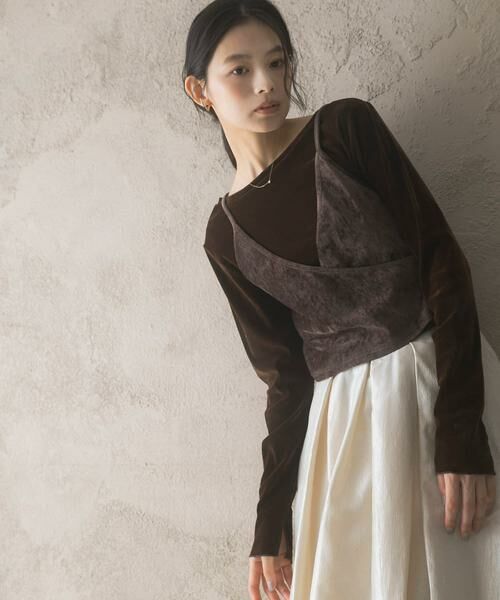 URBAN RESEARCH ROSSO / アーバンリサーチ ロッソ Tシャツ | ベロアビスチェ | 詳細2