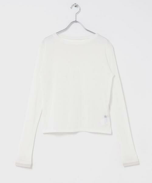 URBAN RESEARCH ROSSO / アーバンリサーチ ロッソ Tシャツ | コットンチュールドッキングカットソー（オフホワイト）