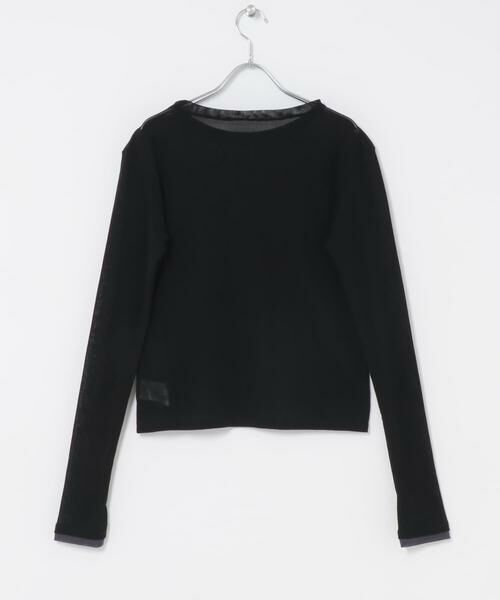 URBAN RESEARCH ROSSO / アーバンリサーチ ロッソ Tシャツ | コットンチュールドッキングカットソー | 詳細7