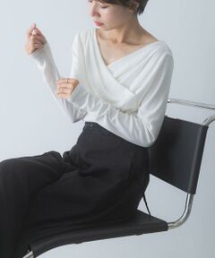 URBAN RESEARCH ROSSO / アーバンリサーチ ロッソ Tシャツ | シルク混2WAYドレーププルオーバー