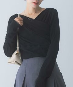 URBAN RESEARCH ROSSO / アーバンリサーチ ロッソ Tシャツ | シルク混2WAYドレーププルオーバー