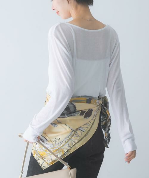 URBAN RESEARCH ROSSO / アーバンリサーチ ロッソ Tシャツ | スーピマコットンボートネックTEE | 詳細24