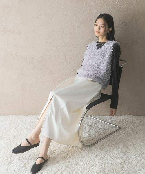 URBAN RESEARCH ROSSO / アーバンリサーチ ロッソ ベスト | Vネックシャギーニットベスト | 詳細13