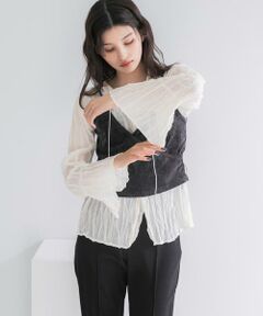 URBAN RESEARCH ROSSO / アーバンリサーチ ロッソ シャツ・ブラウス | ワッシャープリーツシアーブラウス