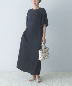 URBAN RESEARCH ROSSO / アーバンリサーチ ロッソ ワンピース | ツイルサテンバックファスナーワンピース