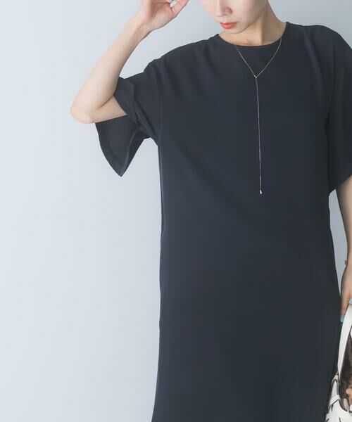 URBAN RESEARCH ROSSO / アーバンリサーチ ロッソ ワンピース | ツイルサテンバックファスナーワンピース | 詳細13