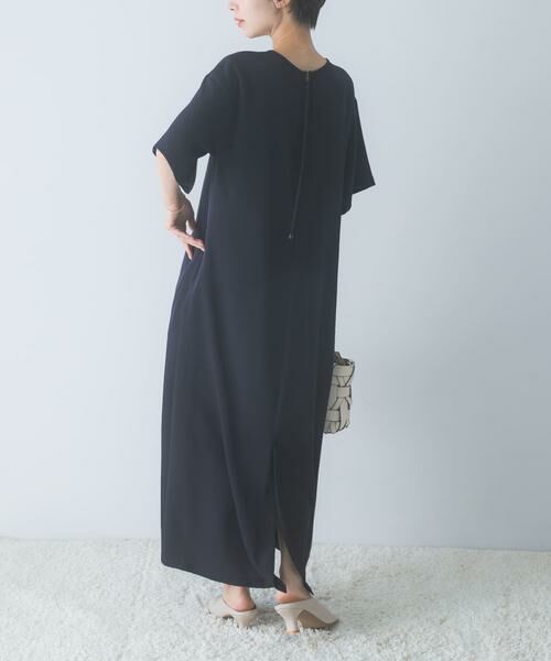 URBAN RESEARCH ROSSO / アーバンリサーチ ロッソ ワンピース | ツイルサテンバックファスナーワンピース | 詳細17