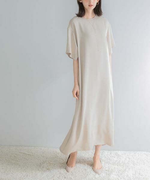 URBAN RESEARCH ROSSO / アーバンリサーチ ロッソ ワンピース | ツイルサテンバックファスナーワンピース | 詳細26