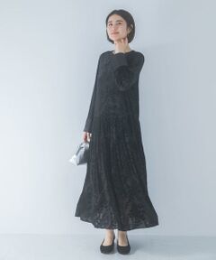 URBAN RESEARCH ROSSO / アーバンリサーチ ロッソ ワンピース | 『WEB限定』フロッキープリントティアードワンピース
