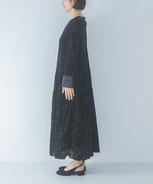 URBAN RESEARCH ROSSO / アーバンリサーチ ロッソ ワンピース | 『WEB限定』フロッキープリントティアードワンピース | 詳細14