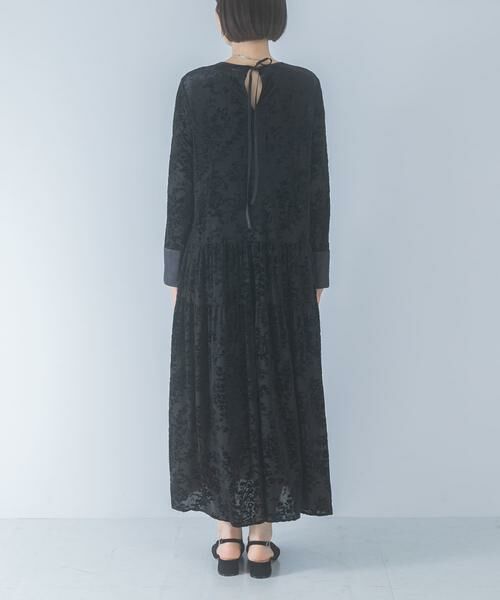 URBAN RESEARCH ROSSO / アーバンリサーチ ロッソ ワンピース | 『WEB限定』フロッキープリントティアードワンピース | 詳細15