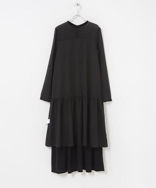 URBAN RESEARCH ROSSO / アーバンリサーチ ロッソ ドレス | シアードッキングベロアワンピース | 詳細7